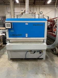 Loewer #Discmaster-6TD, Brush Sander, vacuum bed, 2014