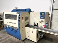 Weinig #Powermat-500, feed through moulder, 5-head, 9-1/16" x 4-3/4" capacity, 1-9/16" spindle diameter