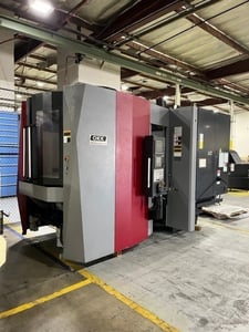 OKK #HM-500S, horizontal machining center, 60 automatic tool changer, 24.7" X, 24.3" Y, 27.9" Z, 10k RPM