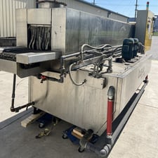 Clean Machine #CM12, Stainless Steel belt washer, elect. heated wash, rinse & blow-off