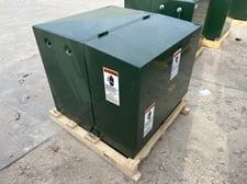 Image for 50 KVA 7200x14400 Primary, 120/240 Secondary, JSHP, single phase padmount transformer, ANSI 1 loop feed dead front with inserts