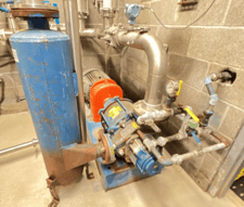 Nash #XL60/5, vacuum pump, liquid ring, 25 HP, 1750 RPM, 230/480 V., 2007