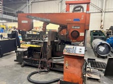 16" x 31" Cosen #SH-800DM, semi-auto dual column double mitering bandsaw, 66-330 FPM, 2006