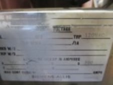 800 Amps, Siemens-Allis, RL-800, electrically operated, drawout, #AB5380