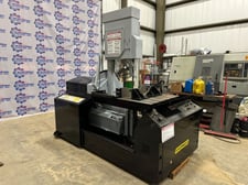 18" x 20" Hyd-Mech #V-18, vertical band saw, 1.25" x 179" blade, 5 HP, 65-385 FPM, 1996
