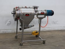 Kason #MO-SS, continuous, Stainless Steel, centrifugal sifter, 3 HP motor drive
