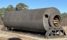 10' x 40' Heil #10x40, Triple Pass Drum Dryer, Trunions, Drum is ready to load