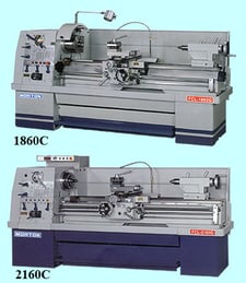 18"/25" Acra #ATEL-1880C, precision engine lathe, inch/metric thrdg, 3.125" hole, new 2024
