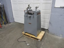 Kent, 4" x 8" 3-roll mill, hand adjusted 1st & 3rd rolls, cored rolls for cooling, rebuilt by Ross