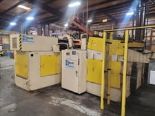 20000 lb. Dallas #DJR, servo feed line, 72" x .060" stock, 72" OD, 20-24" ID, 6 keepers, (7) 4.25" roll
