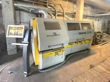 Weinig #Unimat-23-EL, feed through moulder, 6-head, 9-1/16" x 4-3/4" capacity, 2" spindle diameter, digital