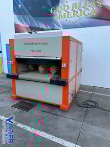 Carousel drum sander, Quick Wood #Pro-1100, 44" material width, 4-1/4" material thickness, 2005