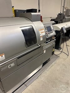Citizen #C16-VII, Swiss type CNC lathe, Cincom M6 CNC Control, 0.63" spindle hole, 2006