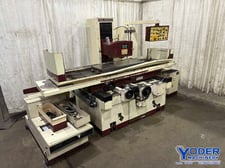 16" x 40" Chevalier #FSG-1640AD, hydraulic surface grinder, power elevation, over the wheel dresser, 1994