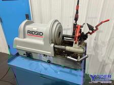 1/4" - 2" Ridgid #1822-I, bolt & pipe threader, 1/8"-2" pipe capacity, standard threading die, 1-1/2 HP