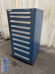 10 Drawer tooling cabinet, 30" x 28" x 59