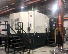 Makino #A92, CNC horizontal machining center, 146 automatic tool changer, 59.8" X, 49.2" Y, 53.1" Z, 8k RPM