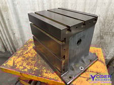18" x 20" x 16" Angle plate, 4 slots, cast iron