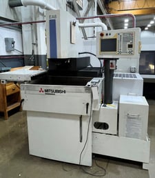 Mitsubishi #EA8, CNC sinker Electrical Discharge Machine, C-Axis & ATC, 7 position electrode changer, 80 amp
