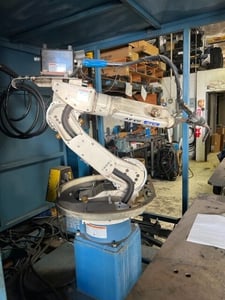 OTC, Almega Arc Cell E-120 AX2, Robotic Weld Cell, 2012