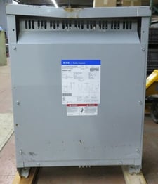 15 KVA 480 Delta Primary, 208Y/120 Secondary, Eaton V48M28T15EE, transformer, class AA, 1 yr warranty