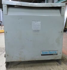 Image for 37.5 KVA 240x480 Primary, 120/240 Secondary, Acme T-1-53019-3, transformer, with taps, 1 yr warranty