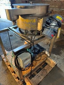 24" HKC screen, Ultrasonic separator, Stainelss Steel, dual drive side mounted drives