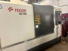 Feeler #VC-1100, CNC vertical machining center, 3-Axis,Fanuc 0iMD, 43.3" X, 24" Y, 23.6" Z, 8000 RPM, 30