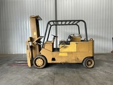 25000 lb. Caterpillar #T250, forklift,LP fuel, 2-stage, 159" lift height, 5' fork length, #16693