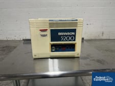 Branson #B5200R-4, Ultrasonic Cleaner, Stainless Steel tub, with controls, 117 volts