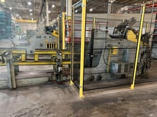 10000 lb. Colt #CSHC-100-24, coil cradle & straightener, 24" x .250" stock, 60" outside dimension, 7-roll