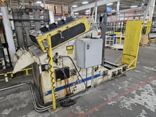 10000 lb. Press Room Equipment #P100CCS24-A-440, coil cradle & straightener, 24" x .250" stock, 60" outside