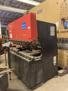 80 Ton, Amada #FBD-8020E, 66.9" between housing, 15.75" throat, 4" stroke, 14.6" OH, 10.7" open, NC9-EX II