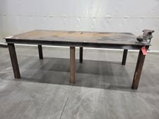 Welding table with Wilton 6" vise, #16857