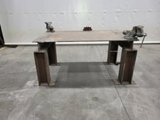 Welding table with Wilton 6" vise, #16858