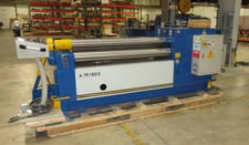 5' x 1/4" Lemas #4-TR-160/5, hydraulic 4-roll initial pinch plate bending roll, NEW
