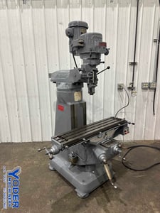 Bridgeport #Series-I, ram type vertical mill, 9" x42" table, 2 HP, Servo power table feed, 1983