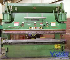 230 Ton, Cincinnati #230CB-10, hydraulic press brake, 12' overall, 102" between housing, 10" stroke, 30 HP