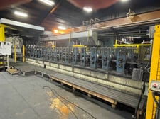 20 Stand, Bradbury #SR-20, Rafted Step Beam Roll Form Line, 5" round diameter, 30-150 FPM, 1990