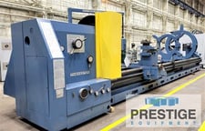 63" x 314" Gurutzpe #Super-BT-8000/800, 75" in gap, 400 RPM, 4-Jaw 39.37" chuck, threading, taper attach., 50