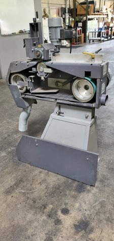 6" Fein Grit #GIB9-90-01-003-00, horizontal belt sander, dust collector port w/catch box, 2007