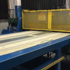 48" x .075" Rowe/Voss, Cut to Length Line, 30000 lb., 20" I.D., 72" O.D., 144" - 18" Sheet L, 72" - 15" coil
