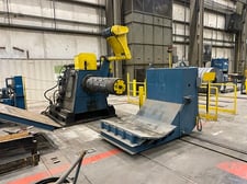 60" x 3/16" Pro-Eco, Cut to Length Line w/Cassette Leveler, 50000 lb., 72" O.D., 24" I.D., 168" L x 62" width