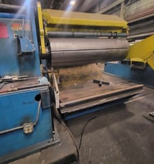 50000 lb. Paxson, Recoiler, 72" width, manual expansion & gripper