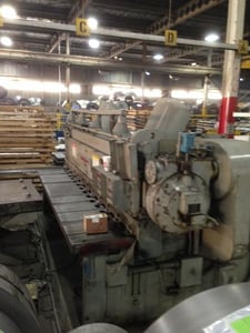 .25" x 10' Cincinnati, Shear, Hydraulic Scissor Table