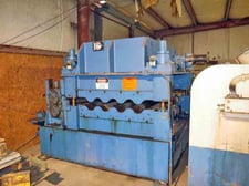 74" x 0.5" Delta, Straightener, 9 Roll - 3 Over 4, 7" diameter x 78" Face Rolls, 42" Passline, 200 HP DC