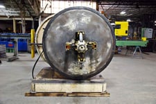 10000 lb. Michigan Roll Form #DHCH-98B, Double Uncoiler, 24" Width, 72" outside dimensions, 16" - 20" ID