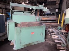 20000 lb. Rowe, Uncoiler, 66" Wide Drum Face, 18" - 24" Expansion Range, 47.5" floor to center of Mandrel
