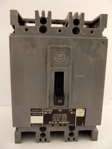 60 Amps, Westinghouse, HFB3060, 600 Volts 3p style 4976D04G41