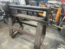 18-20 gauge x 3.6' Pexto #391E, manual roll, 2.5" roll diameter, 43" roll length, 43" pass line, #29213